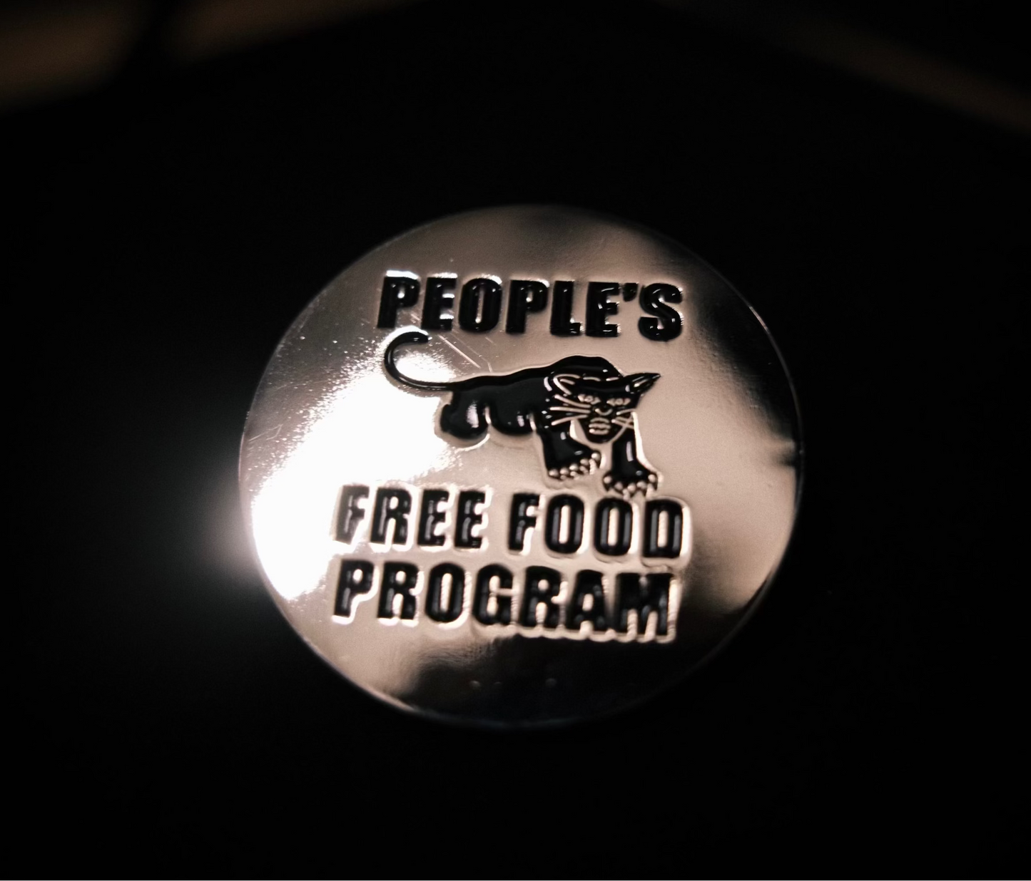 Free Food Program Pin