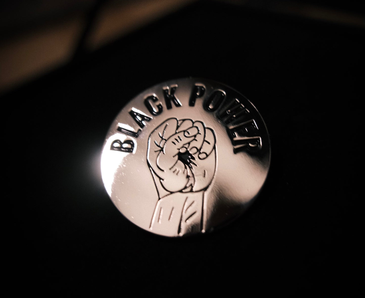 Black Power Pin