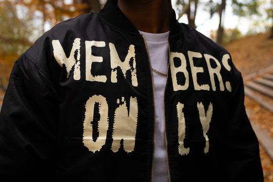 "Members Only" Bomber Jacket